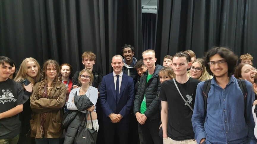 Raab With Politics Student Best