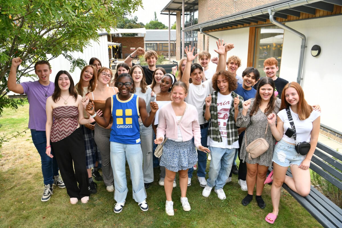 Esher College Results Day 2025 100