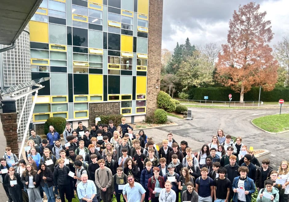 Group Shot of senior maths student winners